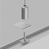фото Крепление для троса 1шт Gravity белый Maytoni Technical TRA004HP-21W