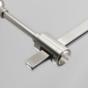фото Крепление настенное Wall одинарное удлиненное Flarity платина Maytoni Technical TRA155CW-SL1-PT