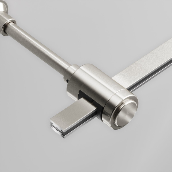 фото Крепление настенное Wall одинарное удлиненное Flarity платина Maytoni Technical TRA155CW-SL1-PT