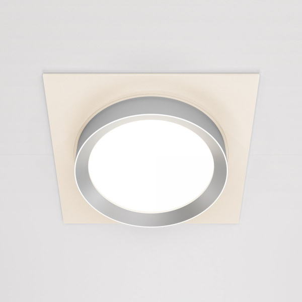 фото Встраиваемый светильник Maytoni Technical Hoop DL086-GX53-SQ-WS, белый