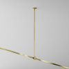 фото Крепление потолочное Длинное / Long одинарное 700мм Flarity латунь Maytoni Technical TRA159C-S1-BS
