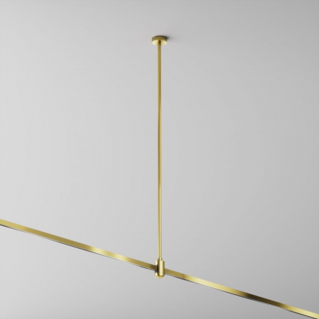 фото Крепление потолочное Длинное / Long одинарное 700мм Flarity латунь Maytoni Technical TRA159C-S1-BS