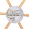 фото Белый, дерево/металл Светильник потолочный GX53 LED 6*7W 220V VUDI COMFI, арт. 8306/6C