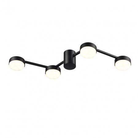 фото Черный, металл Люстра потолочная LED GX53 4*7W 220V SANATA COMFI, арт. 8187/4C