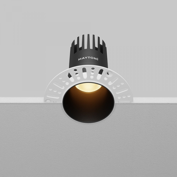 фото Встраиваемый светильник Maytoni Technical Dip DL120-10W-2.7K-TRS-B, черный