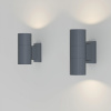 фото Уличный настенный светильник Maytoni Outdoor Bowery O574WL-01GR, серый