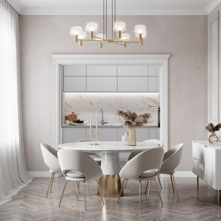 фото Подвесной светильник Maytoni Vision MOD411PL-08G, золото