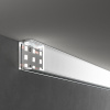 Накладной алюминиевый профиль для LED ленты под ленту до 18,5 мм LL-2-ALP018