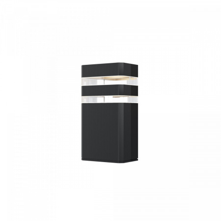 фото Уличный настенный светильник Maytoni Outdoor Unter den Linden O578WL-01B, черный