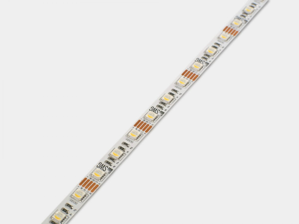 Светодиодная лента 5050, 60 LED/м, 19,2 Вт/м, 12В, IP20, Цвет: RGB + холодный белый, SWG560-12-19.2-RGB+W-M, катушка 5 м