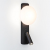 фото Металл/акрил черный Настенный светильник IP20 LED 1*5W + 1*3W 2700K CRI>90 ALBERGO HIGHTECH, арт. 7048/5WL