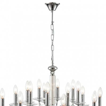 фото Хром, металл/стекло Люстра подвесная Е14 16*40W 220V INCANTO CLASSI, арт. 8034/16