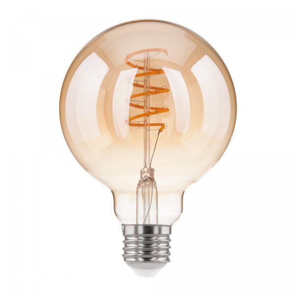 фото Филаментная светодиодная лампа Dimmable G95 5W 2700K E27 тонированная BLE2747