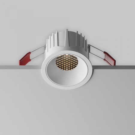 фото Встраиваемый светильник Maytoni Technical Alfa LED DL043-01-15W3K-RD-W-1, белый