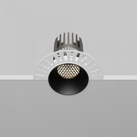 фото Встраиваемый светильник Maytoni Technical Dip DL119-10W-4K-TRS-B, черный