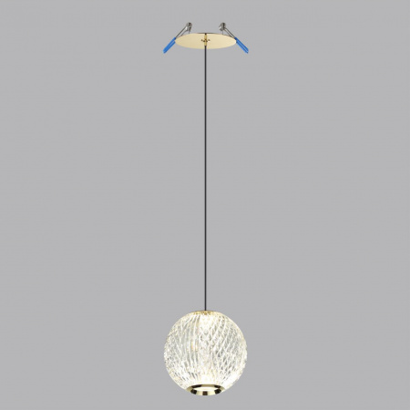 фото Золотой/металл/акрил Подвес LED 5W 4000K 390лм CRYSTAL L-VISION, арт. 5008/5LA