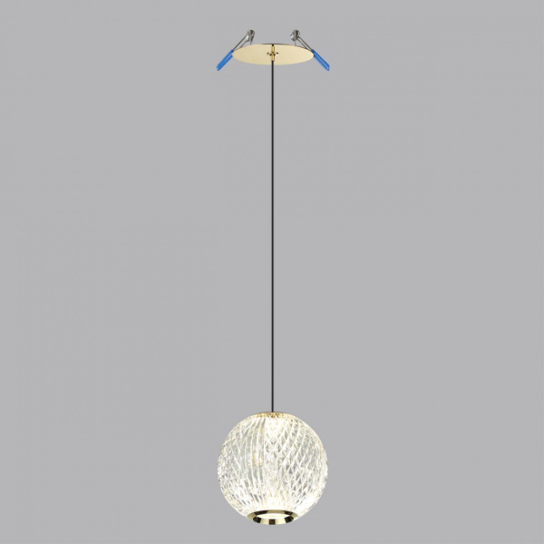 фото Золотой/металл/акрил Подвес LED 5W 4000K 390лм CRYSTAL L-VISION, арт. 5008/5LA