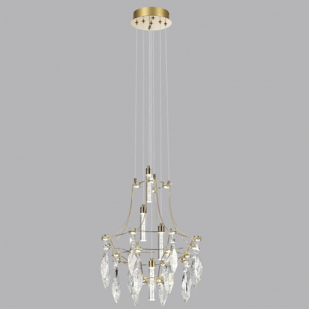 фото Подвесной светильник металл/хрусталь/нерж сталь IP20 LED 35W 4000K 220-240V FLAMENCO CLASSIC, арт. 7000/35L