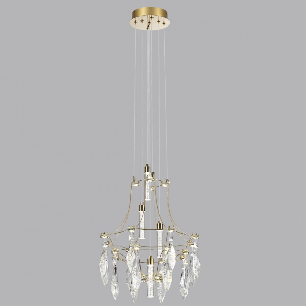 фото Подвесной светильник металл/хрусталь/нерж сталь IP20 LED 35W 4000K 220-240V FLAMENCO CLASSIC, арт. 7000/35L