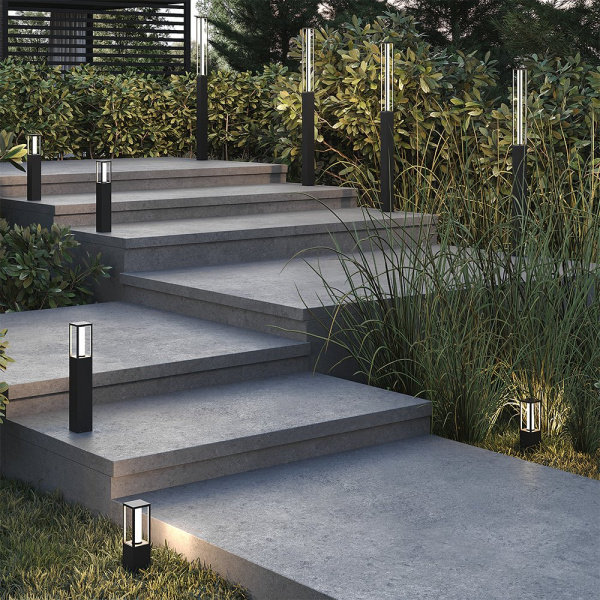 фото Ландшафтный светильник Maytoni Outdoor Expo O480FL-L12B3K, черный