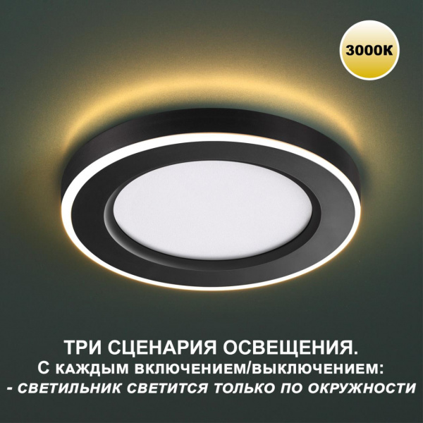 фото Светильник LED 6+3Вт 3000К 100-265В IP20 SPOT, арт. 359019