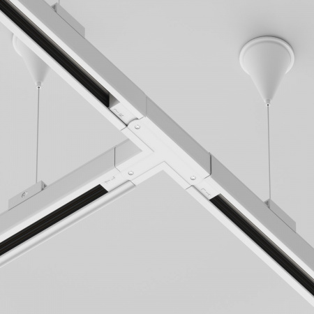 фото Коннектор Т-образный левый Trinity белый Maytoni Technical TRA005CT-31W-L