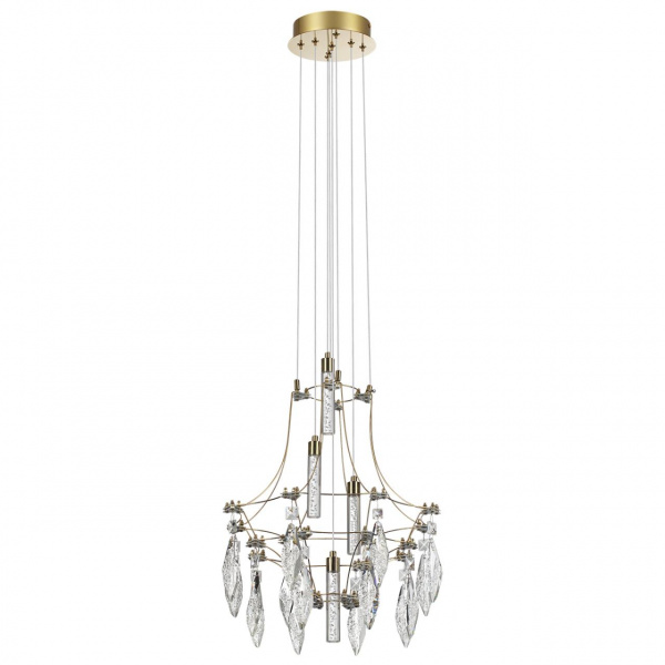 Подвесной светильник металл/хрусталь/нерж сталь IP20 LED 35W 4000K 220-240V FLAMENCO CLASSIC, арт. 7000/35L