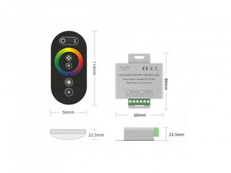 фото Контроллер SWG для ленты RF-RGB-S-18A-WH1