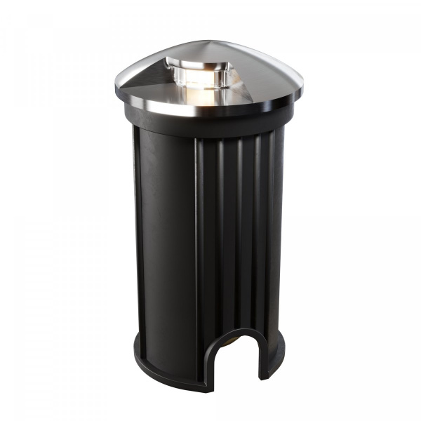 Уличный встраиваемый светильник Maytoni Outdoor Flash O044DL-L1S3K, серебро