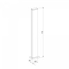 фото Ландшафтный светильник уличный Flat 3000K чёрный 1538 TECHNO LED