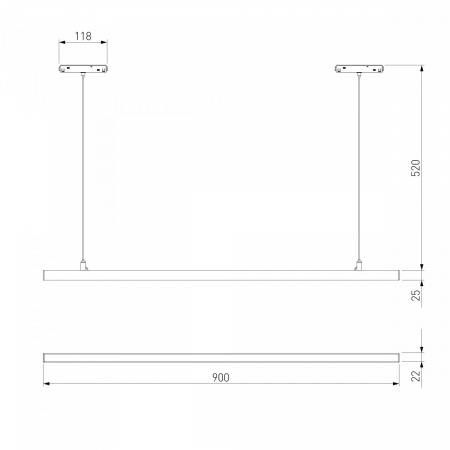 фото Slim Magnetic Трековый светильник 30W 4000K Milo чёрный 85105/01