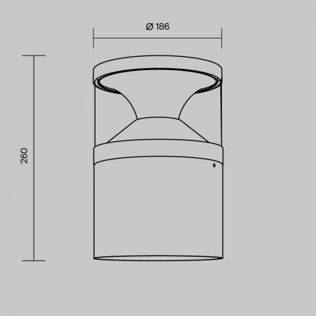 фото Ландшафтный светильник Maytoni Outdoor Pyro O496FL-L21B3K, черный