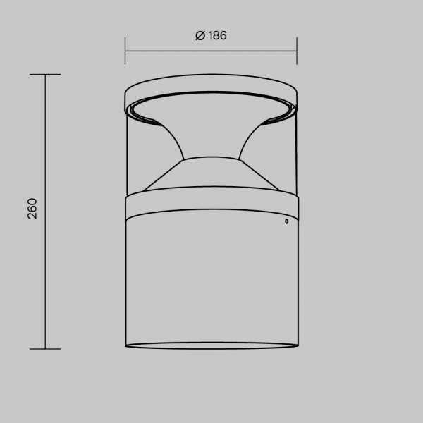 фото Ландшафтный светильник Maytoni Outdoor Pyro O496FL-L21B3K, черный