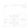 фото Умный потолочный светильник 70220/8 черный Smart