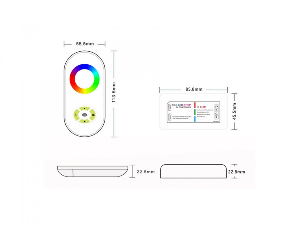 фото Контроллер SWG для ленты RF-RGB-S5-18A