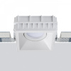 фото Комплект из светильника и рамки DOMINO QUAD MR16 БЕЛЫЙ Domino Lightstar G214506