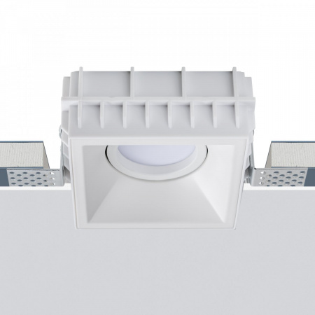 фото Комплект из светильника и рамки DOMINO QUAD MR16 БЕЛЫЙ Domino Lightstar G214506