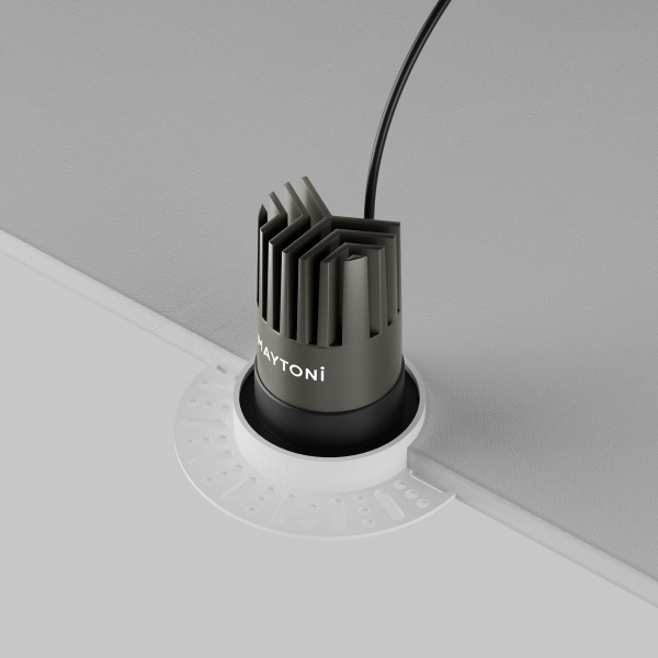 фото Встраиваемый светильник Maytoni Technical Dip DL119-10W-2.7K-TRS-B, черный