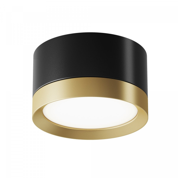 Потолочный светильник Maytoni Technical Hoop C086CL-GX53-SRD-BG, черный с золотом