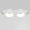 фото Встраиваемый светильник Maytoni Technical Gyps Modern DL124-GU10-02-TRS-W, белый