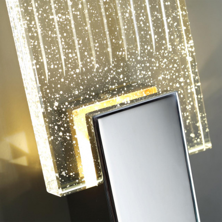 фото Хром полированный/металл/стекло Настенный св-к IP20 LED 5W 261Лм 3000K RICCI HIGHTECH, арт. 4363/5WL