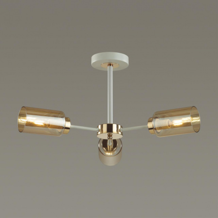фото Белый, золотой Люстра потолочная E14 3*40W 220V DALLIN COMFI, арт. 5639/3C
