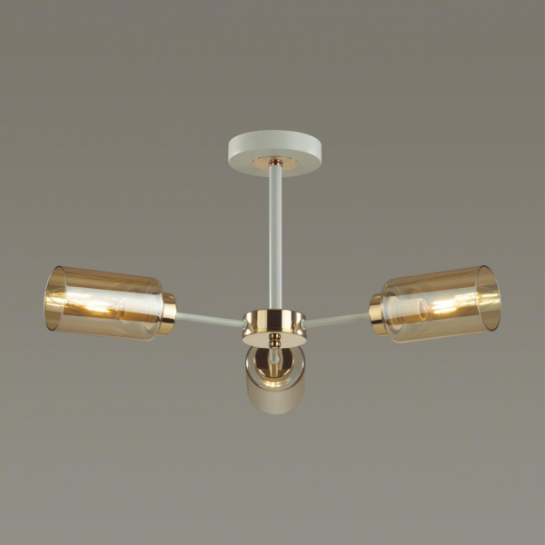фото Белый, золотой Люстра потолочная E14 3*40W 220V DALLIN COMFI, арт. 5639/3C