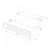 фото Slim Magnetic Умный трековый светильник 6W 2700-6500K Dim HL01 (черный) 85194/01
