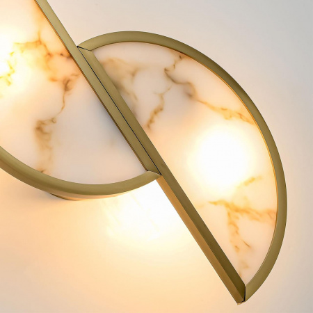 фото Настенный светильник бронзовый/металл/акрил/искусственный алебастр IP20 2*G9 40W 220V TOSCANA L-VISION, арт. 5447/2W