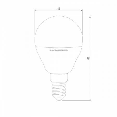 фото Светодиодная лампа Dimmable G45 7W 4200K E14 BLE1449