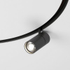 фото Slim Magnetic Трековый светильник для радиусного шинопровода 12W 4200K Comfi чёрный Ø 800мм 85188/01