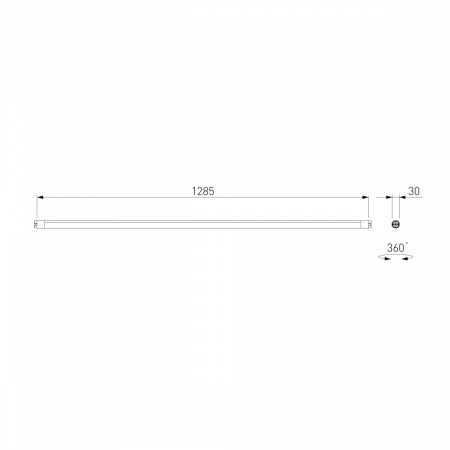 фото Module System Трековый светильник 24W 3000K (черный) 85176/01