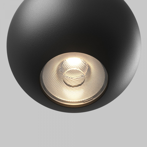 фото Трековый подвесной светильник Maytoni Technical Sfera TR165-1-8W3K-M-B, черный