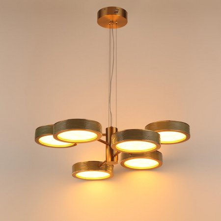 фото Зеленый/античная бронза/металл/керамика/акрил Люстра LED 99W 2000К/3000K/4000K RIVIERA L-VISION, арт. 5450/99LA